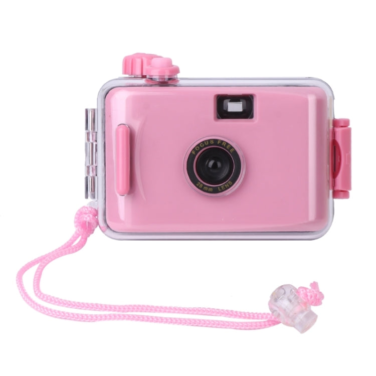 SUC4 5m Waterproof Retro Film Camera Mini Point-and-shoot Camera for Children, Pink, Baby Blue, White, Yellow, Black White SUC4 5m Waterproof Retro Film Camera Mini Point-and-shoot Camera for Children, Pink, Baby Blue, White, Yellow, Black White